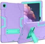 YINLAI for Samsung Galaxy Tab A9+ Case with Kickstand 11 inch 2023 (SM-X210/X215/SM-X216), Galaxy Tab А9 Plus Case for Kids, Heavy Duty Shockproof Protective Tablet Cover, Purple Green