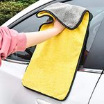 CarEmpire Microfiber Scratch-Free Lint-Free Auto Wash Detailing Wax Foam Mitt Cleaning Cloth Drying Towel for Cars, SUVs, RVs, Trucks, Boats and Home Polishing Washing (60 x 40 cm) - 4 Pieces