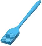 P-Plus International Silicone Basting Brush Set,Stainless Steel Basting Brush with Silicone Bristles for BBQ/Grilling/Pastry Kitchen Oil Brush for Dosa Tawa Pastry Brush (Pack 1(8 inch) Silicone Blue)