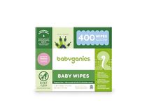 Babyganics Fragrance Free Face, Hand and Baby Wipes, 400 Count, Packaging May Vary