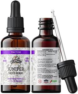 FLORIDA HERBS Juniper Tincture Alcohol-Free, Organic Juniper Berry Extract (Juniperus communis) - Non-GMO in Cold-Pressed Organic Vegetable Glycerin - 2 oz