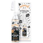 Bugalugs Pet Detangler Foam Comb - leave In conditioner spray for de matting. No tangles. Professional dog grooming formula with Wheat protein. Dog Detangler Spray knot removal (Coconut & Lime)