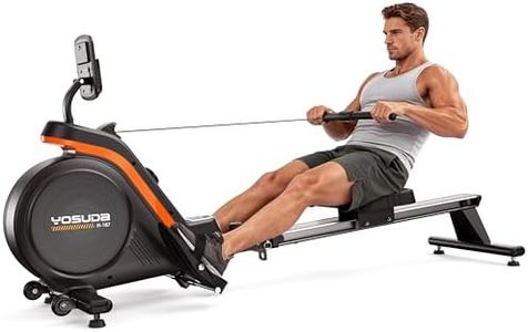 YOSUDA PRO Magnetic Rowing Machine for Home Use-Foldable Rower with 350lbs Weight Capacity and 16 Level Resistance