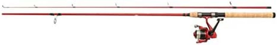 Berkley Cherrywood Spinning Rod, Lightweight with Cork Handle - Saltwater and Freshwater Spin Fishing Rod, Spinning Rods, Predator Fishing, Unisex, red, 2.1m | 7-28g