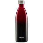 Amazon Brand - Solimo 1000ml Stainless Steel Vacuum Insulated Bottle | Double-Wall Insulation, Leak-Proof, 24 Hours Hot and Cold | for Work, Home, Commute and Travel | Red & Black