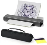 Itari M08F Wireless Tattoo Stencil-Printer - Tattoo Transfer Machine Thermal Copier with 10pcs Transfer Paper, Bluetooth Stencial Printer for Tattooing with a Case, Compatible with Smartphone & PC
