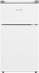 Frigidaire Compact Refrigerator with Top Freezer - 2 Door Fridge with 3.2 Cu Ft, Contemporary Series, White