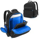 PGmoon Console Backpack Compatible with PlayStation 5 & PS5 Slim, Travel Carrying Case Bag with Protective Liner Fits 15.6" Laptop, Headset, Controllers and Most Gaming Accessories (Patent Design)