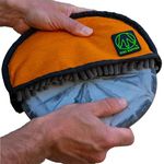 Disc Raptor - The Original Disc Golf Cleaning Tool with Microfiber & Turf | Flying Disc Golf Towel Accessories & Equipment | Patented Design (Wulfenite-Gray)