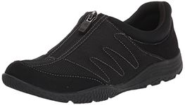 Easy Spirit Women's Bestrong2 Sneaker, Black Mesh, 8.5 Wide