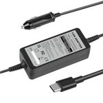 LabTEC 12V-24V USB-C Car Charger Laptop Power Adapter Universal 90W 65W for Macbook Pro/Air Lenovo Thinkpad Acer Asus Chromebook Samsung Dell and more Type-C Devices