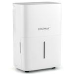 COSTWAY 65 Pints Energy Star Dehumidifier, 5000 Sq.Ft Portable Large Home Dehumidifier for Basements with 2 Modes & 3 Fan Speeds