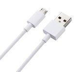 A2Z Shop Fast Charging Cable for Motorola Moto E4 Plus Original USB Cable | Micro USB Data Cable | Sync Quick Fast Charging Cable | Charger Cable | Android V8 Cable (3.0 Amp, 1 Meter,AG1, White)