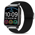 for Motast 1.69" Smartwatch Band, onetuo Stretch Nylon Adjustable Replacement Strap Compatible for Motast Smartwatch 1.69" / MuGo P36A Smartwatch/AGPTEK 1.69" Smartwatch/Rinsmola 1.69" Smartwatch