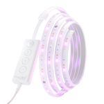 Nanoleaf Matter Essentials Lightstrip Starter Kit, 2M Smart RGBW LED Strip Light - Matter Over Thread, Bluetooth Colour Changing LED Strip, Works with Google Apple, Room Decor and Gaming