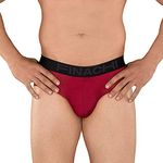 FINACHI Men's Modal Briefs (Pack of 1) (FLB09M_Red_M)