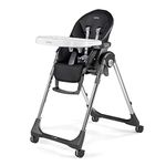 Prima Pappa Zero 3 - High Chair - for Children Newborn to 3 Years of Age - Made in Italy - Hi-Tech Licorice (Black)