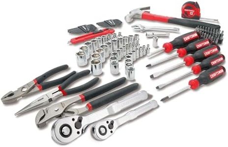 CRAFTSMAN Mechanics Tool Set, 102 Piece Hand Tool and Socket Set SAE/Metric (CMMT99449)