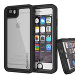 PunkCase iPhone 6 Waterproof Case [Extreme Series] [Slim Fit] [IP68 Certified] [Shockproof] Cover W/Built In Screen Protector Compatible With Apple iPhone 6s/6 (4.7") (Black)