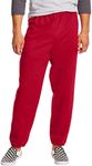 Hanes Men's EcoSmart Fleece Sweatpant, Deep Red, 3XL