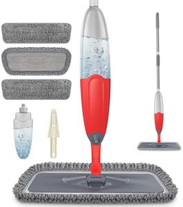 HOMTOYOU Dust Mop for Hardwood Floors: Microfiber Spray Mop for Cleaning