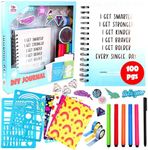 DIY Journal Kit for Girls-Journal for Girls, Teens, Tween-Gifts for Teen Girls 8-14 Years Old-Cool Birthday Gifts for Girls-Stationery Set, Scrapbook & Diary Supplies Set, Journaling Art Crafts Kit