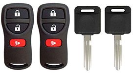 KeylessCanada © 2 New Replacement Keyless Entry Remotes Control and 2 transponder Ignition Keys Fob KBRASTU15 N104T