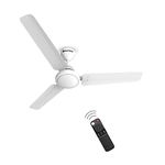 atomberg Efficio 1200mm BLDC Ceiling Fan with Remote Control | BEE 5 star Rated Energy Efficient Ceiling Fan | High Air Delivery with LED Indicators | 2+1 Year Warranty (Gloss White)