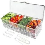 Ice Chilled 4 Compartment Condiment