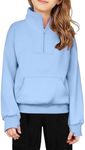 Arshiner Girls Half Zip Sweatshirt 