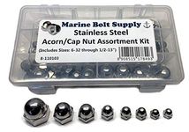 Stainless Steel Acorn/Cap Nut Assortment Kit - Marine Bolt Supply 8-110103