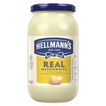 Hellmann's Real Mayonnaise mayo made with 100% free-range eggs and sustainably sourced oils for fries, burgers, and salads 400 g