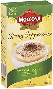 Moccona Strong Cappuccino 50 Individual Sachets (5 x 10 Pack)