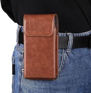 Phone holster, Leather Universel Cell Phone Pouch with Belt Clip Holster Case Compatible with Samsung Galaxy S20 FE,Note20,Note20 Ultra,s20 Ultra,s20+,Note10Lite,Note10+,A90,A21,A80,A70,A71 5G Pouch C