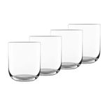 Luigi Bormioli - 11561/01 Luigi Bormioli Sublime 15.25 oz DOF Double Old Fashioned Glasses, Set of 4, Clear