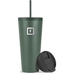 IRON °FLASK Classic Tumbler 2.0-32 Oz Versatile Stainless Steel Water Bottle with 2 Lids (Straw & Flip) - Double-Walled Vacuum Insulation - Sleek Hydro Metal Canteen for Hot & Cold Beverages