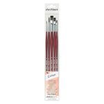 Da Vinci 5269 brushes in synthetic fiber - College - oil and acrylic colors, Brown, Set of 5