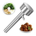 Arazooyi Falafel Scoop - Stainless Steel Professional Falafel Maker Scoop | Stainless-Steel Falafel Maker Tool Food Safe and Non-Sticky Falafel Baller Scoop Mold