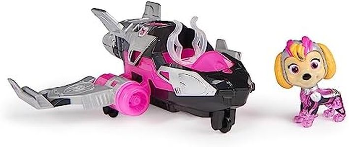 PAW Patrol: The Mighty Movie, Airplane Toy with Skye Mighty Pups Action Figure, Lights and Sounds, Kids Toys for Boys & Girls 3+