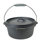 Cuisiland Cast Iron Lip Lid Dutch Oven 4.5 Quarts