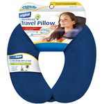 Cloudz Microbead Travel Neck Pillow - Navy