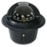 Ritchie Navigation Ritchie Explorer Flush Mount Compass, Black (F-50)