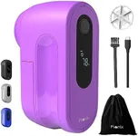 Pionix Fabric Shaver, Sweater Shavers to Remove Pilling, High-Perf Defuzzer, Rechargeable Electric Lint Shaver for Fuzz and Lint Balls from Clothing, Upholstery 2000mah battery (Hot Purple)