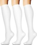 Aidexnba Compression Socks for Women & Men (3 pairs) - Best Support for Nurses, Running, Hiking, Recovery,Athletic