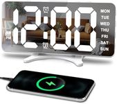 Alarm Clocks for Bedrooms, Slim LED