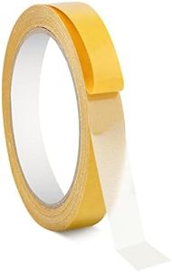 SAVITA 15mm Cinta Superadhesiva y Multifuncional de Doble Cara para Tela, Double Sided Adhesive Tape para Hogar Oficina Escuela Montaje (10m de Largo)