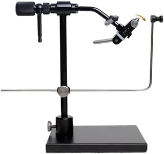 Ussuris Rotary Fly Tying Set Vise Tool, Fishing Fly Tieing Tools, Lure Making Accessories(Black)