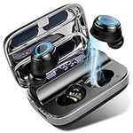 Wireless Earbuds, Bluetooth 5.3 Earbuds with 140H Playtime, Bluetooth Headphones Noise Cancelling Stereo Bass Wireless Earphones in Ear USB-C Charging Case, IP7 Waterproof Sport for for Android iOS