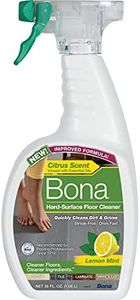 Bona Multi-Surface Floor Cleaner Spray, for Stone Tile Laminate and Vinyl LVT/LVP, Lemon Mint Scent, 36 Fl Oz