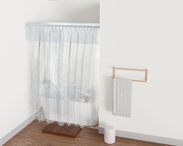 Home Sauna - Sauna Steam Curtain | Turn Your Existing Shower into a Personal Sauna for Steam Baths & Spa Relaxation | Compatible with Existing Shower Curtain Liner | Removable Alternative to Sauna Box
